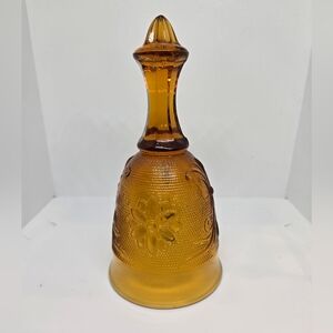 Vintage Indiana Amber Glass Bell